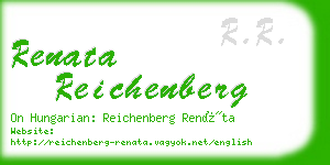 renata reichenberg business card
